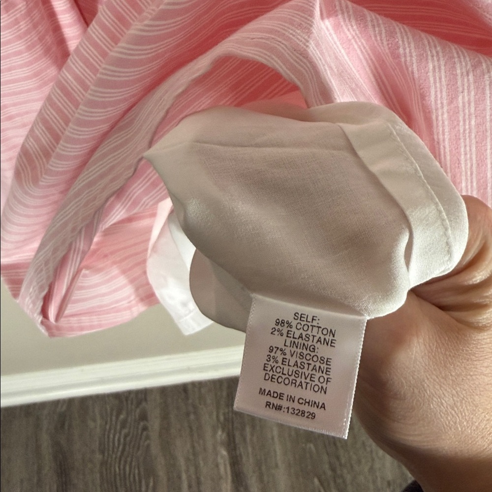 MAJORELLE Cynthia Mini Dress in Pink & White Stripe - Picture 8 of 8